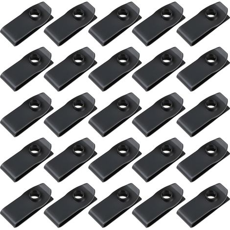 50 Pieces U-Shaped Staple Nuts M6-1.0 Compatible with 11609385 11503715 11506099 Compatible with GM (1/5)