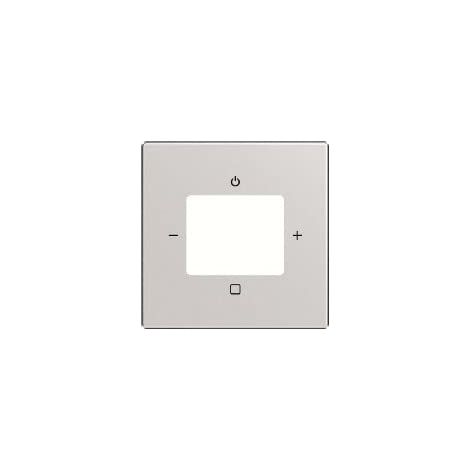 Busch-Jaeger Plaque centrale avec impression Busch-Radio argenté - Plateforme 63 (8252-83-101), 2CKA008200A0252