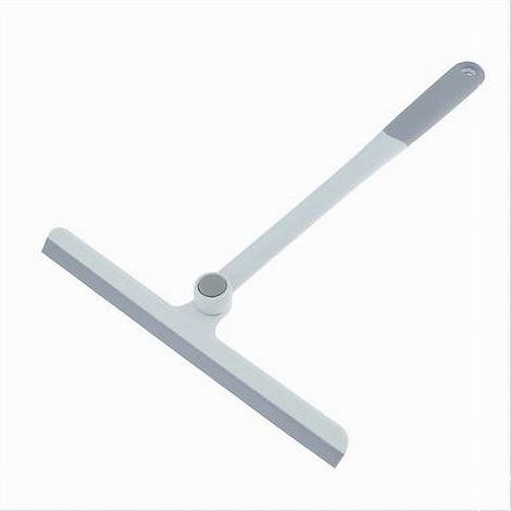 TRADE SHOP - Spingiacqua Tergivetro Ruotabile Pulisci Specchio Porta Doccia Bagno Vetri 87626 - (1/5)