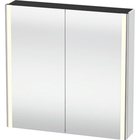 DURAVIT XS7112084841000 XSquare SPS 800x155x800mm, porte gauche & droite, robinetterie, siphon