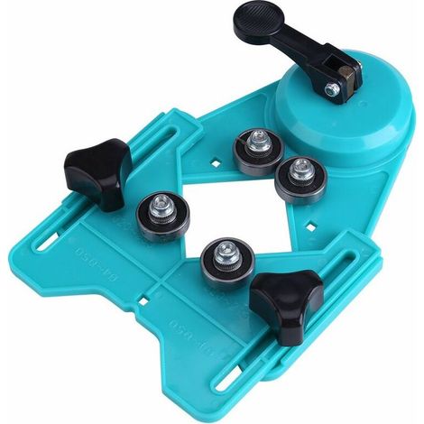 4mm-80mm Foret ajustable Cceramic / verre / marbre Guide de scie Sucker Localisateur de base Outils électriques Localisateur de poinon Guide de forage Douille Quincaillerie d'armoire (1/4)