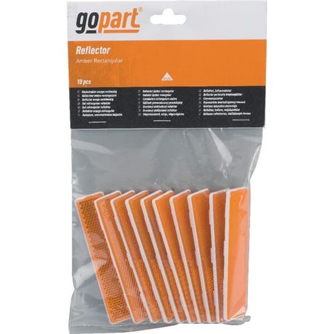 Catadioptre rectangle orange GOPART LA75014 (1/3)