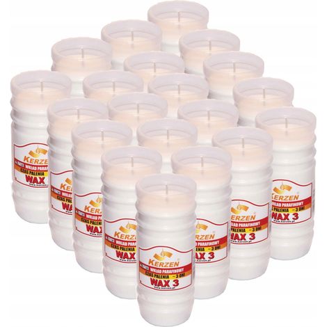 Insertos para velas de parafina 3 días 72 horas kerzen 20 PCS