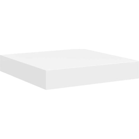 Maison Exclusive - Schweberegal Weiß 23x23,5x3,8 cm MDF