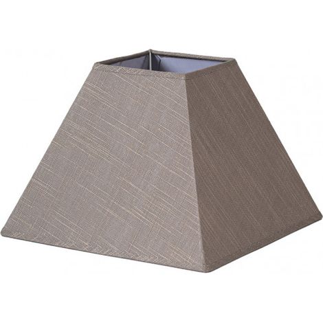 Tenorio paralume piramidale e27 lino grigio 45dx20dx32h
