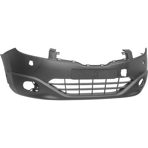 Pare-choc avant à peindre avec trous lave-phares Nissan Qashqai 1 phase 2 2010-2014