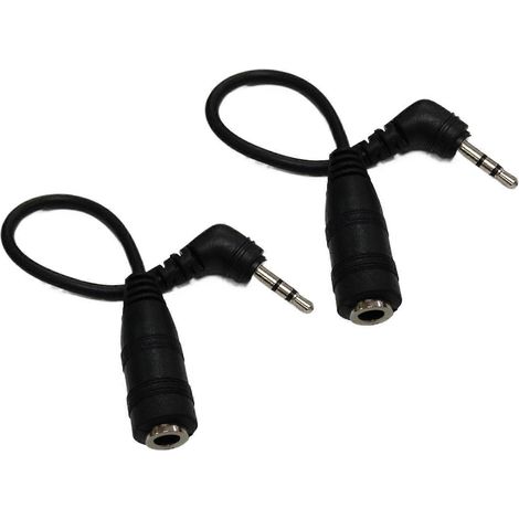 Câble d'extension audio mâle 2,5 mm vers femelle 3,5 mm, avec blindage anti-interférences, facile à connecter et à transporter, disponible en plusieurs couleurs. (1/5)