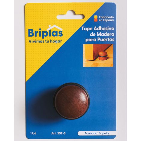 Butée de porte adhésive en bois cylindre 1U Sapelly