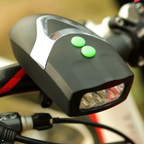 USB-aufladbares Fahrradbeleuchtungsset mit 3 Modi Superhelle Vorder- und Rücklichter für sicheres Fahren bei Nacht Wasserdichte Sicherheitsbeleuchtung vorne und hinten (1/4)