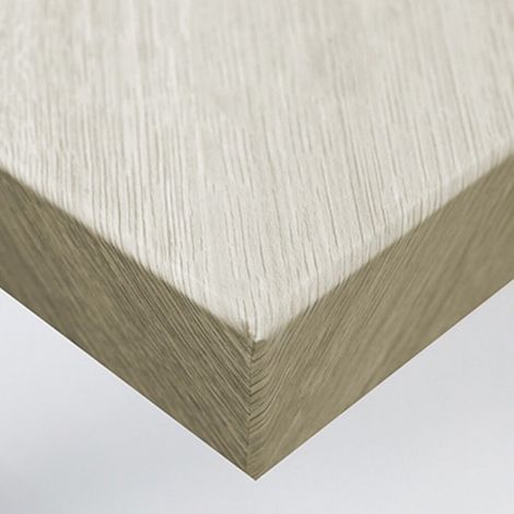 DIMEXACT - Vinyle adhésif imitation bois de chêne crème - 122 cm x 10 m - En Rouleau