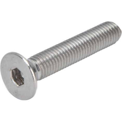 M10x70 Metallschrauben, Packung mit 30 Stück, Sechskant-Senkkopf, Edelstahl A2, Hochleistungsschrauben für industrielle Befestigungen. (1/5)