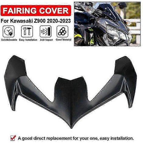 Accessoires moto pour Kawasaki Z900 2020 2021 2022 2023 : cache-phare supérieur, nez de carénage avant, protège-genoux et protège-tibias ( ) (1/5)