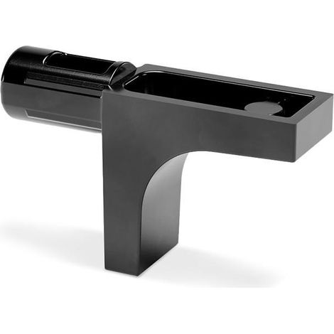ITALIANA FERRAMENTA soporte estante cristal k-line acabado níquel negro