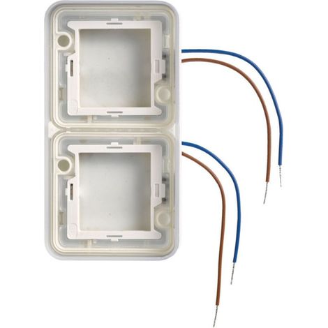 cubyko collerette double lumineuse à LED bleues 230V verticale)