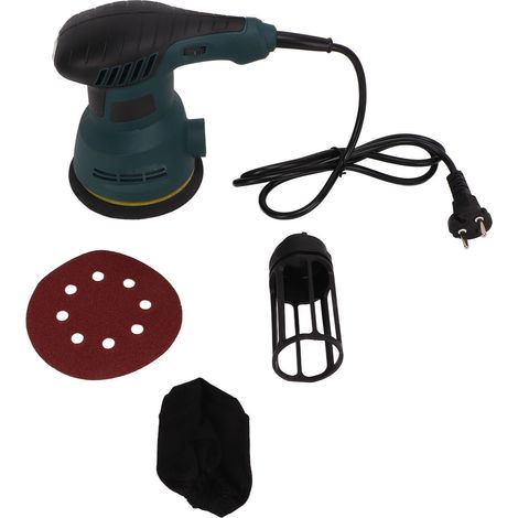 Ponceuse orbitale 125mm électrique à paume polisseuse disque outil pour bois métal fiche UE 220V (1/5)