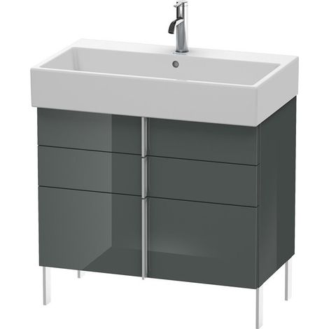 Meuble sous-vasque VERO AIR 581x784x431mm Gris Doloaveci brillant