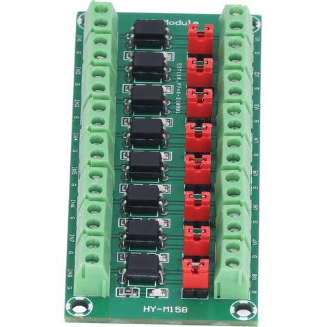 Optokoppler-Isolationsplatine, 8-Kanal-isoliertes fotoelektrisches Modul 817 3,6–30 V (1/5)