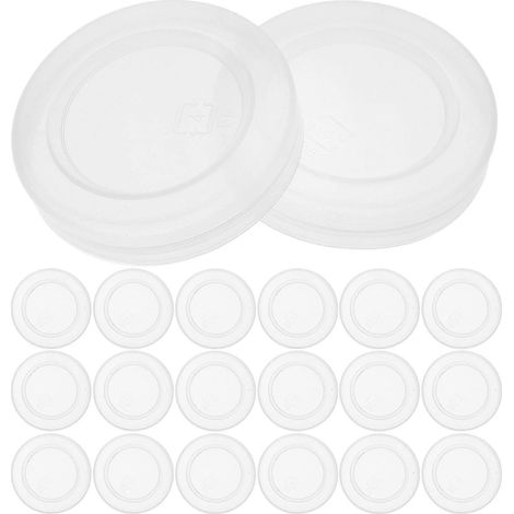 30 couvercles pour pots à pudding, pots à lait, bouteilles de yaourt, réservoirs à lait (couvercles hermétiques) (1/5)
