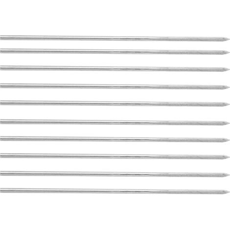 Satz mit 10 HSS-Maschinenreibahlen aus Schnellarbeitsstahl, Präzisionsschneidwerkzeuge, Fräsen, 1,0 mm Durchmesser (1/5)