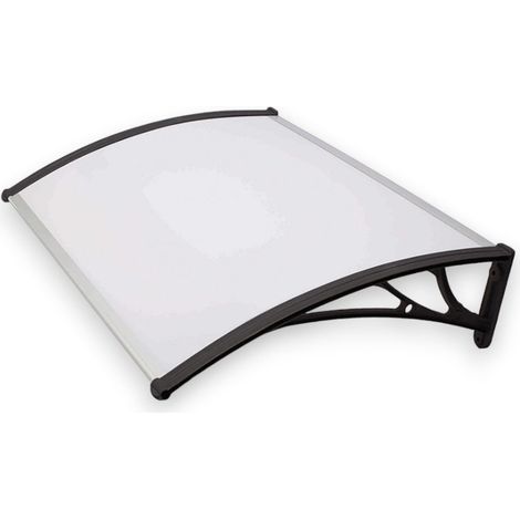 Pensilina tettoia da esterno in ABS per porte e finestre Gripau opaco - P98xL115 cm