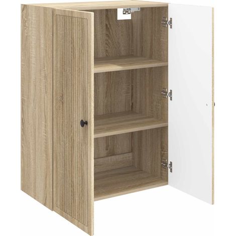 Armadietto a muro  Mobiletto a muro Rovere Sonoma 66 x 34,5 x 90 cm DAS344116 (1/5)