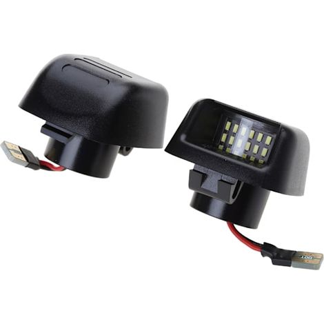 3W 12V LED-Kennzeichenbeleuchtung, Rücklicht und Fußraumbeleuchtung kompatibel mit Nissan Navara D40 Frontier Xterra Titan (2 Stück)