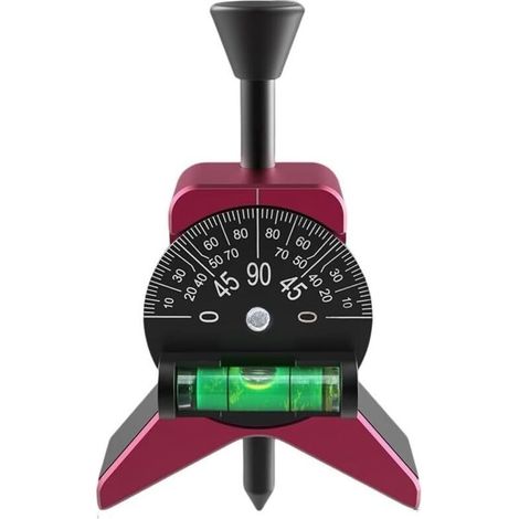 Magnetisches Rohrzentrierungswerkzeug, verstellbarer Libellenwinkelmesser mit Skala für Rohre von 1,5" bis 6" Durchmesser, Y-förmiges Design, eloxiertes Aluminium.