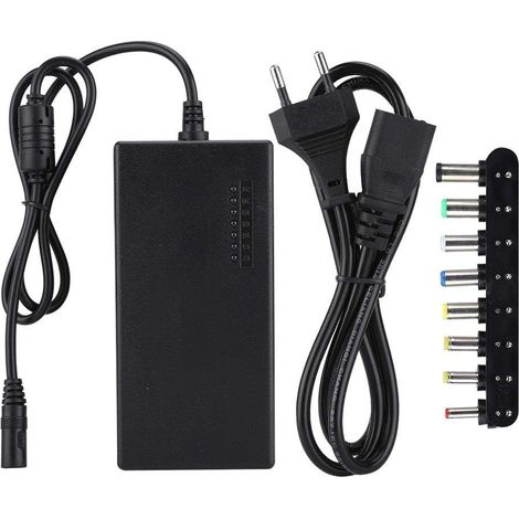 Adaptateur Secteur Universel 96 W 12V / 15V / 16V / 18V / 19V / 20V / 24V + 8 Prises, Chargeur Universel pour Laptop (1/5)