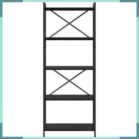 Étagère - 868383 - Chêne noir - Bois d'ingénierie - 60 x 30 x 155 cm (1/5)