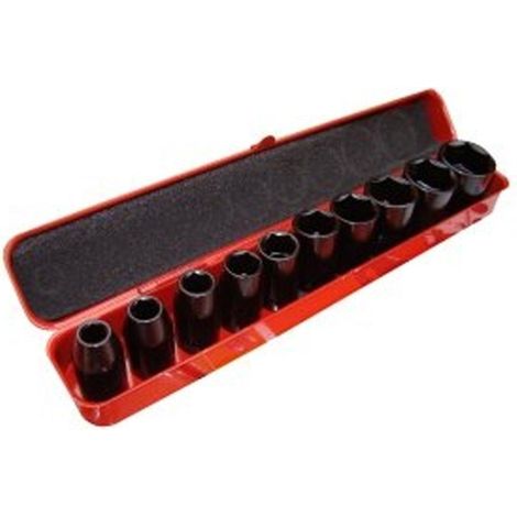 TrAdE Shop Traesio - Bussole Boccole Per Avvitatore Pneumatico Set 10 Pz Da 1/2" 3 4 5 0 -