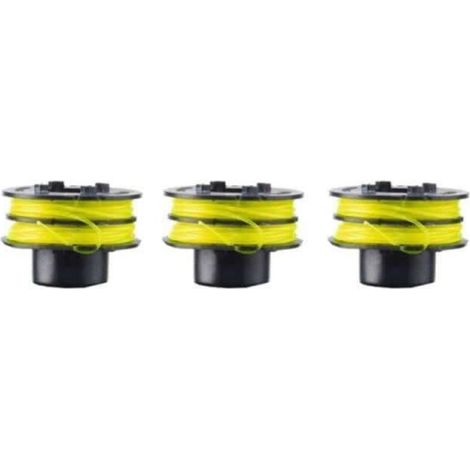 RYOBI Lot de 3 bobines double fil diamètre 1.2mm RAC119 (1/3)