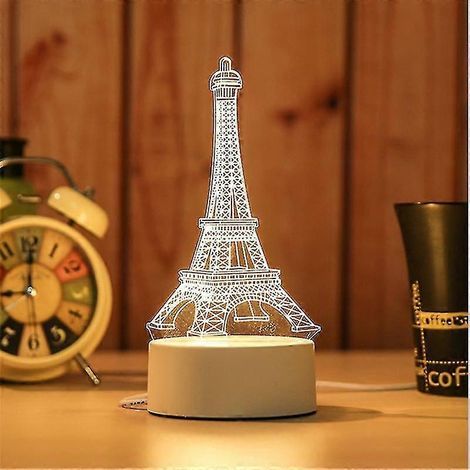 Lampe LED à brancher pour chambre d'enfant - Cadeaux en acrylique (1/4)