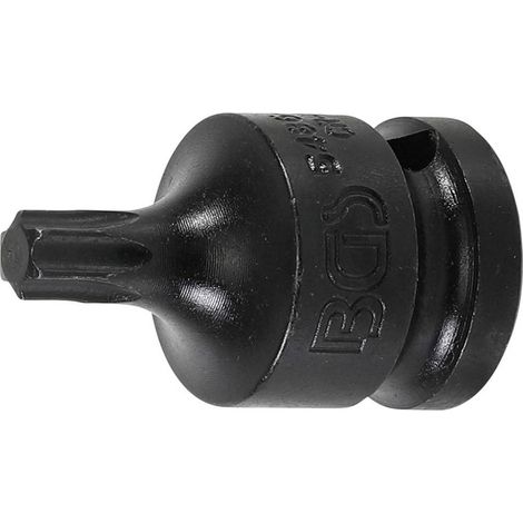 Douille à Embouts à Choc 42 mm - 12,5 mm (1/2), Profil Torx T45 - Résistante et Précise, Acier - D-Work