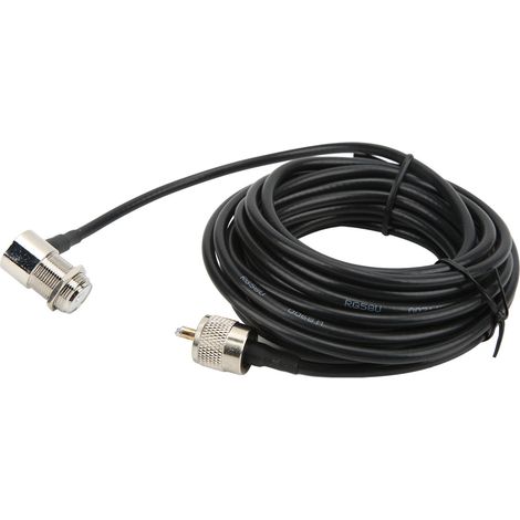 Câble de Signal d'antenne d'autoradio M mâle à femelle, fil d'alimentation en caoutchouc et métal de 5m de Long pour Kenwood (1/5)