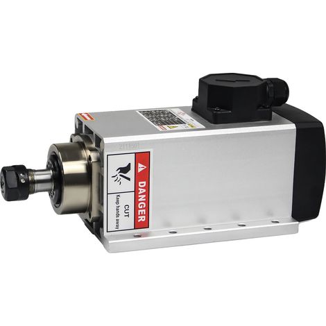Moteur de broche CNC, 3,5 kW refroidi par air, 18000 tr/min, Juste un fuseau, 220V (1/2)