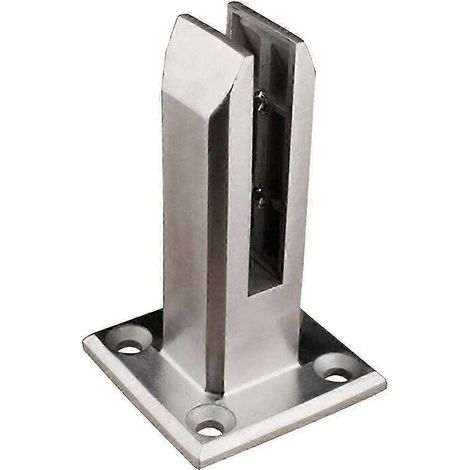 Support de fixation en acier inoxydable 304 pour clôture de piscine et escalier en verre - Matériel de support durable pour des installations sécurisées (1/5)