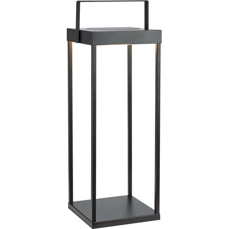Lanterne solaire LED 1W métal noir IP44 extérieur - Markslojd - Pure 53 cm