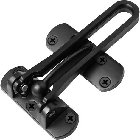 antivol entrebailleur de porte, butée limiteur verrou de porte de sécurité de protection enfant, verrou de porte de sécurité coulissante chaînes loquet de porte de sécurité pour maison, doré