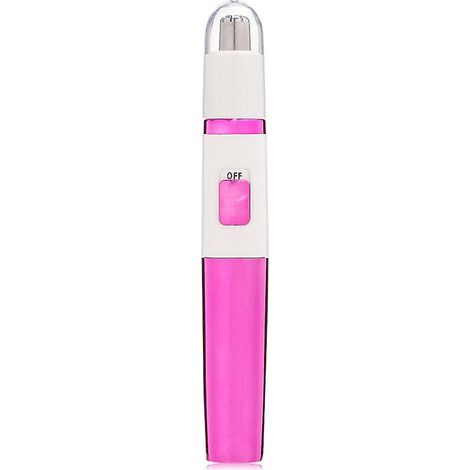 Nasen- und Ohrhaartrimmer für Damen (Pink), professioneller, schmerzfreier Nasenhaartrimmer, Augenbrauen- und Nasenhaartrimmer (1/5)
