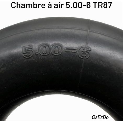 Chambre à Air 13 x 5.00-6 (13x5.00-6) – Valve TR87 Coudée – Pièce de Remplacement pour Tondeuse à Gazon, Brouette, Camion à Main, Chariot de Jardin, Diable – Pneu Tube 13x5.00-6 (1/3)