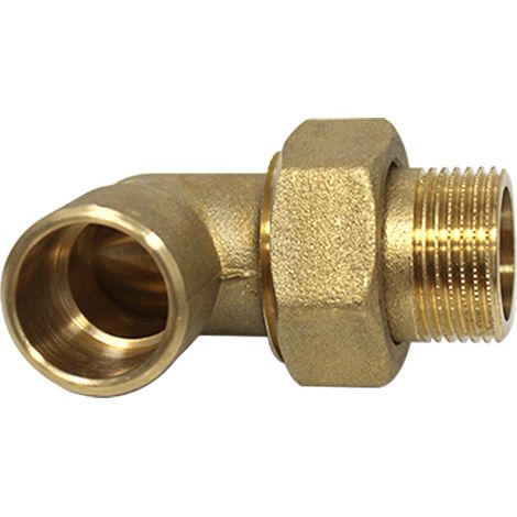 Coude union 3 pièces 98 GCU mâle 3/4" (20/27) - Tube Cuivre Ø22 - Arcanaute (1/4)