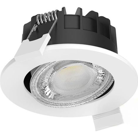 Philips – Spot encastrable LED dimmable 6W 500LM – Couleur 827-830-840 CCT – Diamètre 68mm – IP20 – Pour plafond et mur (1/5)