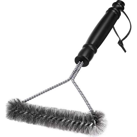 Grillreinigungsbürste - Edelstahlborsten zum schnellen und effektiven Reinigen aller Grills (30 cm) (1/5)