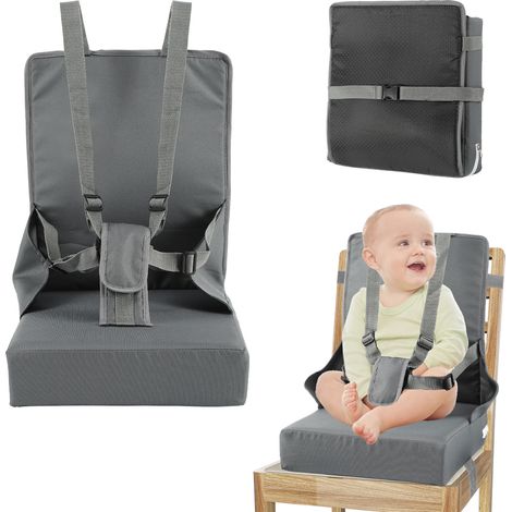 Jiubiaz Elevador de silla para bebé ajustable, portátil – De 6 a 36 meses