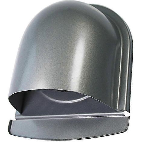 Hotte d'aération en acier inoxydable 100 mm – Capot d'évacuation étanche et anticorrosion pour sortie murale extérieure (1/4)