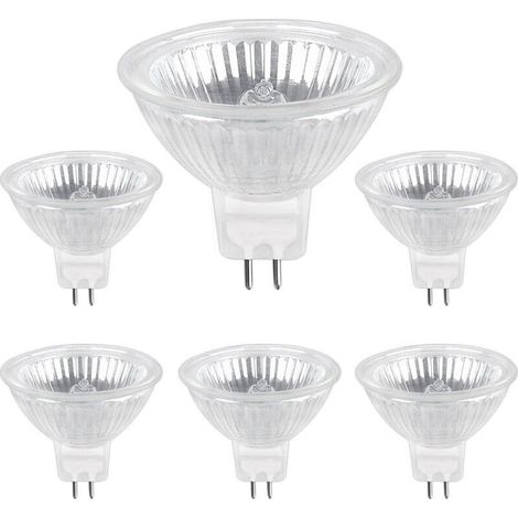 Ampoule Halogene GU5.3 35W 12V, 680lm Blanc Chaud 2700K Dimmable, Ampoule Spot Halogène MR16, pack de 6 (1/5)