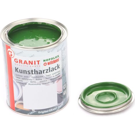 Barniz de pintura verde hoja RAL 6002 Nopolux Wilckens Granite, cubo de 10 l