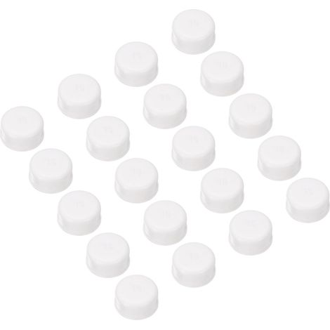 Lot De 60 Bouchons D'Extrémité De Tuyau En PVC 16mm (1/5)