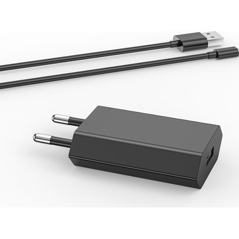 Chargeur pour iPhone 11, 8, SE, XR, 7, 7 Plus, SE 2020, 6, 6S, X, XS, XS Max, 14, 13, 12, Pro, Pro Max, 10, IPad, Air pods. 5V 1A USB Adaptateur Secteur avec 2M Câble pour Apple (1/5)
