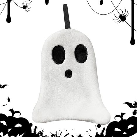 Serviettes à Main fantôme Décor Halloween Cuisine Salle De Bain Essuie-main mignon avec boucle pour suspendre Pour Maison Ferme Cuisine Toilettes Salle De Bain Chambre Fête Vacances (1/5)